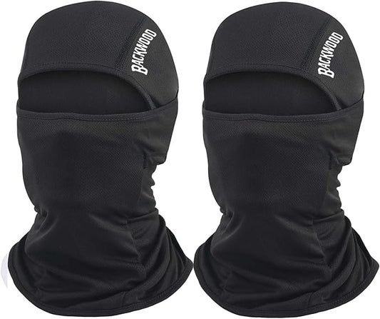 2 Pack Ski Mask Balaclava Face Mask, Breathable Face Cover Warm Windproof Neck Gaiter for Men Women Skiing Cycling Fishing