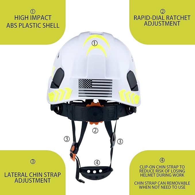 Hard Hat Safety Helmet Construction Industrial Head Protection ANSI Z89.1 CE EN397