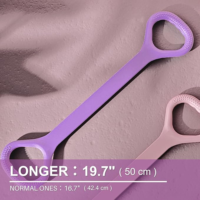 LEZER Figure 8 Resistance Band, Fitness Elastic Rope, Execrise Workout for Arm, Back, Chest and Shoulder, Yoga, Pilates, Stretching, Physical Therapy Equipment