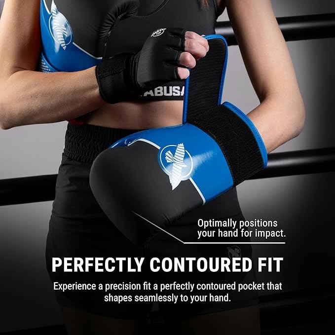 Hayabusa Sport Boxing Gloves for Men and Women – Dual-Splinted Wrist Support, Multi-Density Foam Padding, Contoured Fit – Ideal for Boxing, Kickboxing, and Muay Thai Training