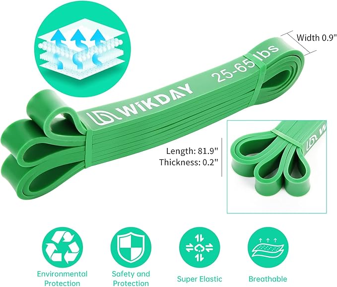 Resistance Bands for Working Out, Exercise Bands, Workout Bands, Pull Up Assistance Bands for Body Stretching Training Physical Therapy Muscle Training for Men & Women