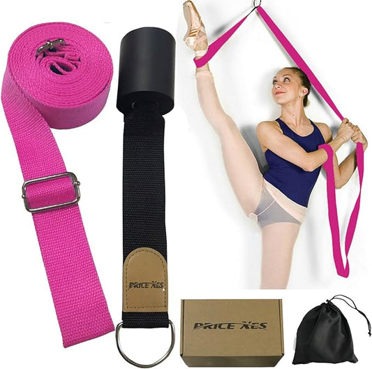 Door Flexibility & Stretching Leg Strap - Great for Ballet Cheer Dance Gymnastics or ANY Sport Leg Stretcher Door Flexibility Trainer Premium stretching equipment