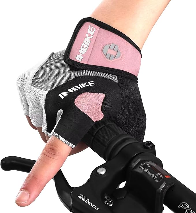 INBIKE 5mm Padded Half Finger Bike Bicycle Cycling Gloves