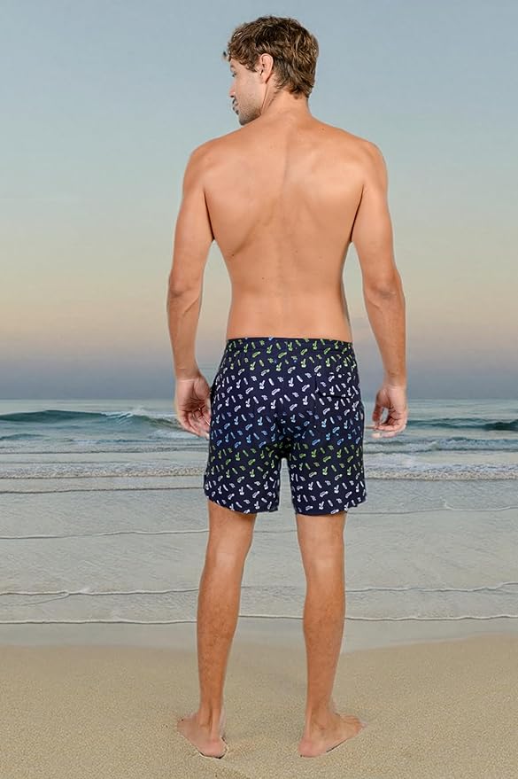 INGEAR Men's Athletic Stretch Workout Shorts Gym Quick Dry Running Trunks Boxer Lining