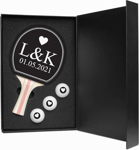 Infusion Table Tennis Paddle and Balls Gift Box Set