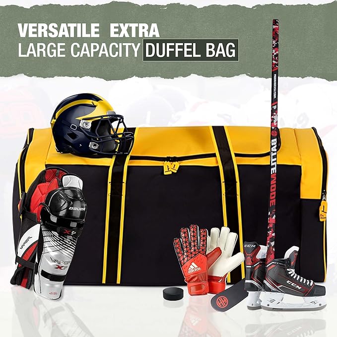 Jetstream Heavy Duty Multi Pocket Durable Sports Gym Equipment Travel Duffel Bag