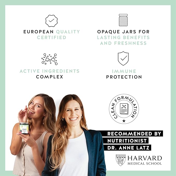 Immune Support Gummies – Vitamin C, D, B6 & B12 – Daily Immune Boost – Vegan, Naturally Flavored (30 Gummies)