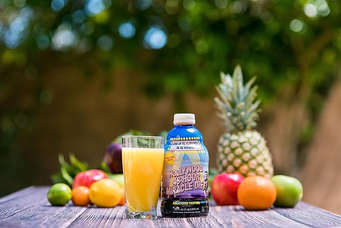 48-Hour Miracle Fruit Juice Cleanse Diet 3-Pack, Detox Cleanse for Weight Loss & Rejuvenation, Food Replacement, Fast Acting Diet, Weight Loss Drink, 32 Fl. Oz.