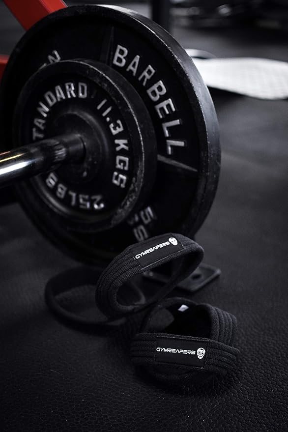 Gymreapers Figure 8 Lifting Straps For Deadlift, Powerlifting, Strongman, & Cross Training Strong Weightlifting Wrist Straps For Men, Women