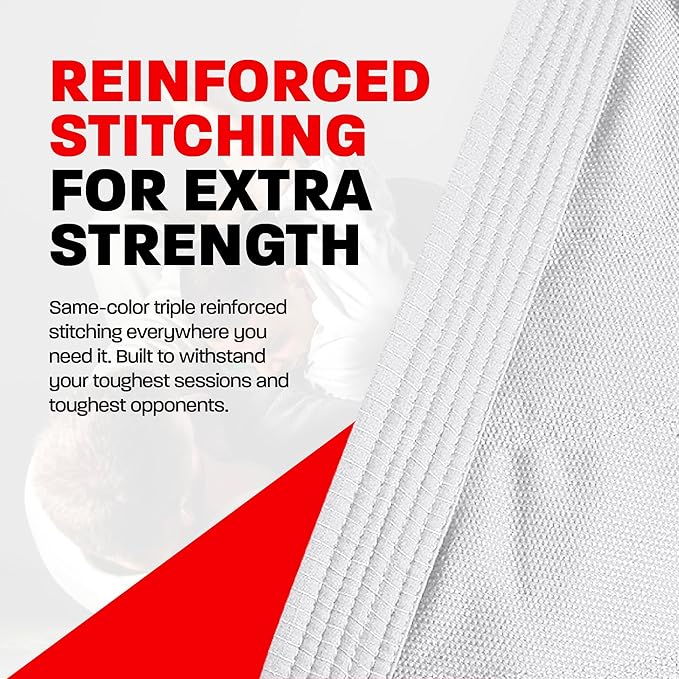 Hawk Sports Brazilian Jiu Jitsu Gi for Men and Women with Jacket, Pants, and White Belt for Martial Arts Training