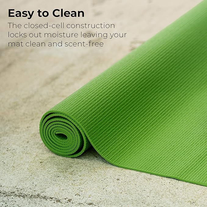 Hello Fit 10-Pack Yoga Mat, 68" x 24" Non Slip Exercise Mat, 4mm Thick Gym Mat for Fitness and Stretching, Bulk Non Toxic Yoga Mats for Schools and Studios