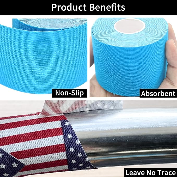 PRIOR FITNESS Premium Lyra Hoop Tape, Aerial Lyra Hoop Anti Skid Tape, 16.4ft/5m Aerial Hoop Lyra Tape Non-Slip Grip Tapes Yoga Rig Tape for Exercises Gymnastics Acrobatics Kinesiology