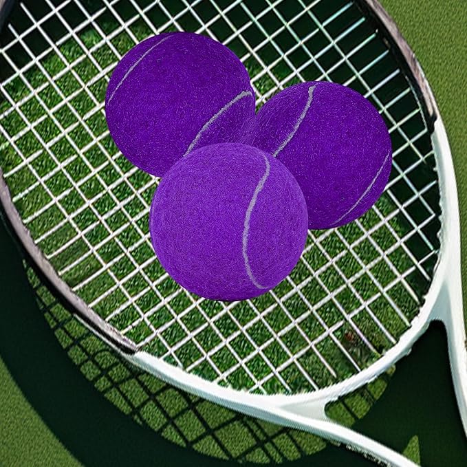 30 Pack Tennis Balls, Training Tennis Balls, Pet Dog Playing Balls, Practice Tennis Balls with Mesh Bag for Transport and Beginner Training