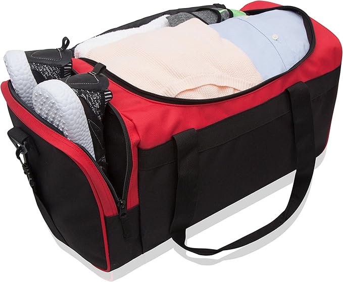 Jetstream Heavy Duty Multi Pocket Durable Sports Gym Equipment Travel Duffel Bag