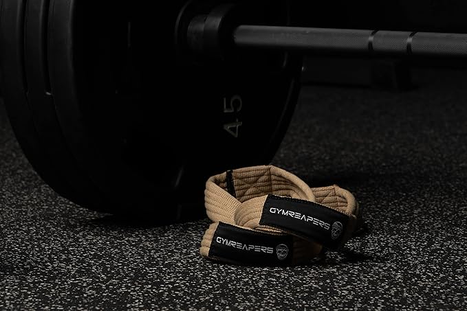 Gymreapers Figure 8 Lifting Straps For Deadlift, Powerlifting, Strongman, & Cross Training Strong Weightlifting Wrist Straps For Men, Women
