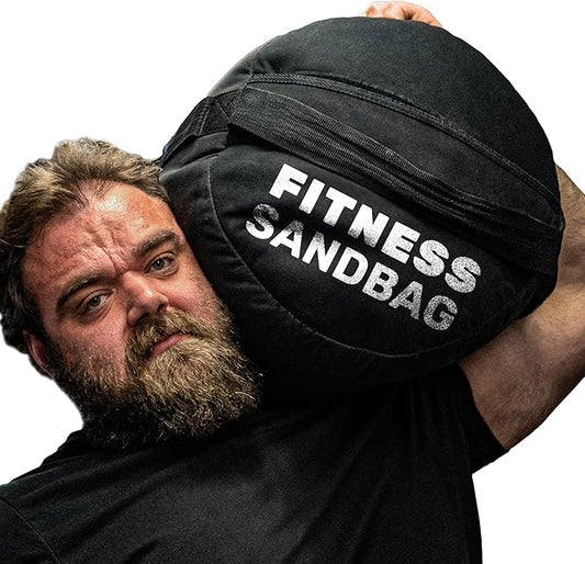 Sandbags for Working Out [Bells of Steel] Workout Sand Bag, Strongman, Commercial and Home Gym Sand Bags for Weight Training with Handles for Fitness