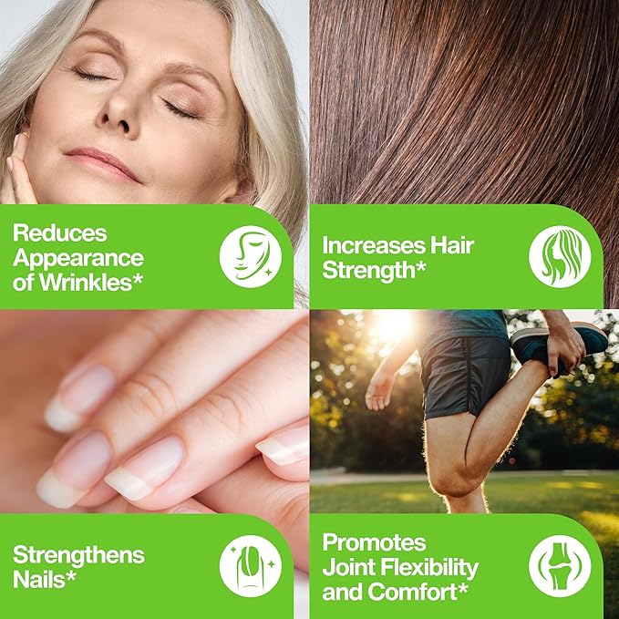 Hydrolyzed Collagen for Women Men (3LB) Type I & III Flavorless & Odorless Easy-Mix Powder Peptan Protein Peptides Joint Hair Skin & Nail Support Gluten-Free Non-GMO Keto Paleo Grass-Fed Kosher