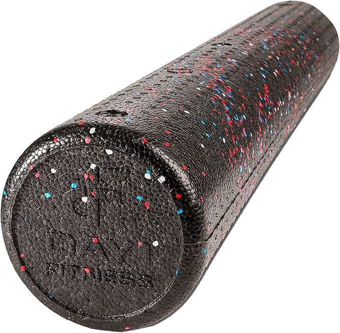 High-Density Round Foam Rollers - 4 Size and 8 Color Options - Massage Rollers for Stretching, Deep Tissue and Myofascial Release