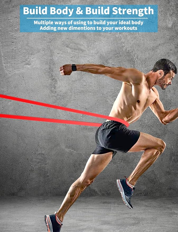 Pull Up Bands, Resistance Bands, Pull Up Assistance Bands Set for Men & Women, Exercise Workout Bands for Working Out, Body Stretching, Physical Therapy, Muscle Training