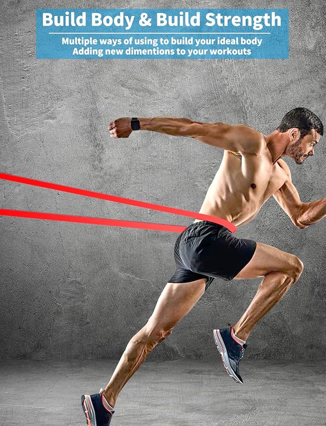 Pull Up Bands, Resistance Bands, Pull Up Assistance Bands Set for Men & Women, Exercise Workout Bands for Working Out, Body Stretching, Physical Therapy, Muscle Training