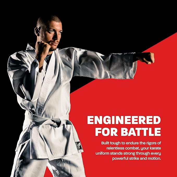 Hawk Sports Karate Uniform for Kids & Adults Lightweight Student Karate Gi Martial Arts Uniform with Belt