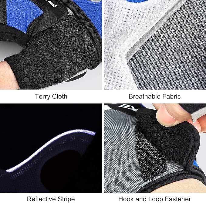 INBIKE 5mm Padded Half Finger Bike Bicycle Cycling Gloves