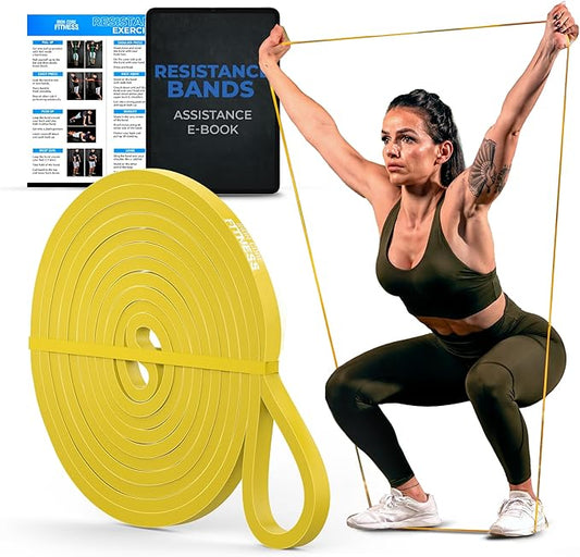 Pull Up Assistance Resistance Bands - Long Loop Power Bands for Men and Women - Strength Power Flexibility Training at Home & Gym - Ebooks & Workout Chart Included by Iron Core Fitness