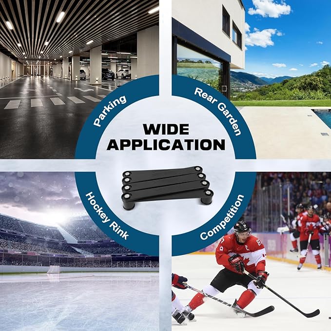 Hikeen 7-Sections Hockey Training Equipment,Magnetic Adjustable Size Hockey Stick Handling Trainer,Portable Stickhandling Training Tool for Puck Control, Reaction Time and Coordination