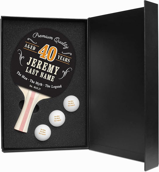 Infusion Table Tennis Paddle and Balls Gift Box Set