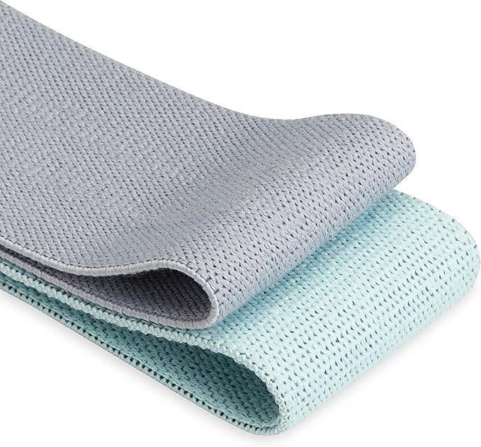 Gaiam Adjustable Hip Bands - 2-Pack Resistance Bands for Working Out, Buckle Adjustable Workout Bands with 4 Light and Medium Resistance Levels Target, Tone, and Strengthen Lower Body - 2 Pack