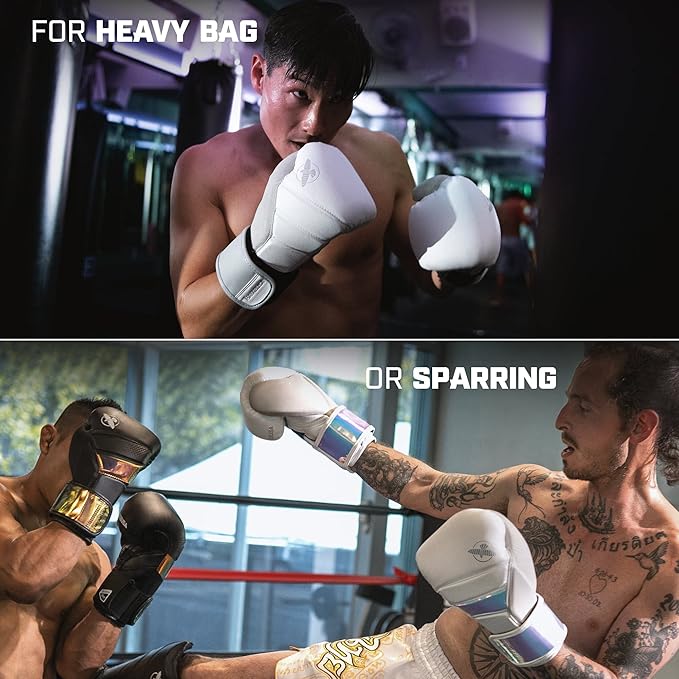 Hayabusa T3 Boxing Gloves for Men and Women Wrist and Knuckle Protection, Dual-X Hook and Loop Closure, Splinted Wrist Support, 5 Layer Foam Knuckle Padding