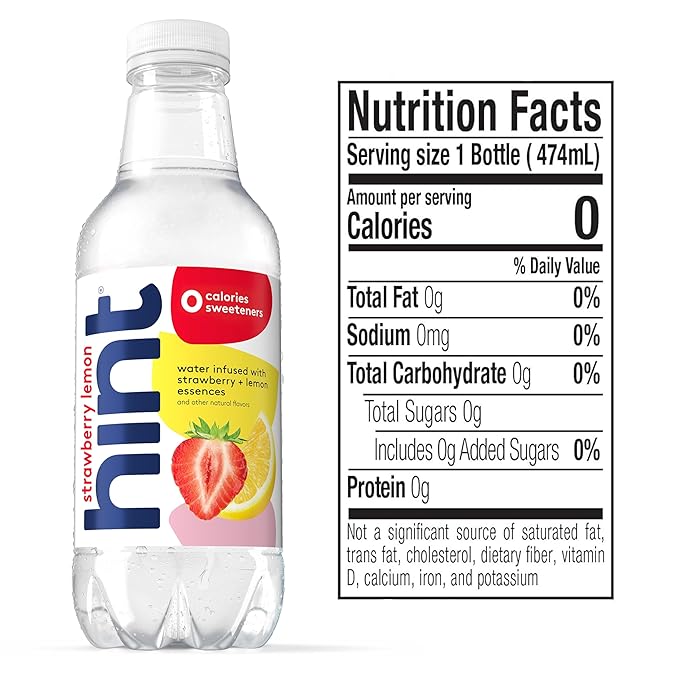 Hint Fruit-Infused Bottled Water Bundle, Best Sellers Variety Pack - Sugar Free Flavored Water with Zero Calories, Natural Fruit Essences, and No Artificial Sweeteners - 16 Fl Oz (Pack of 24)