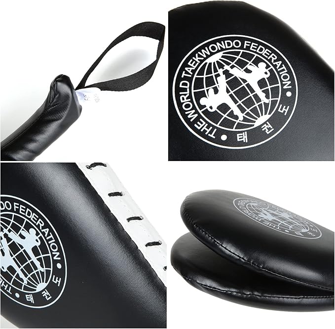 4PCS Taekwondo Kick Pad, Target TKD Kicking Pad, Karate Training Striking Pads, Kickboxing Training Pads, Martial Arts Training Equipment Targets Training Paddles for Kickboxing Karate Training Sports