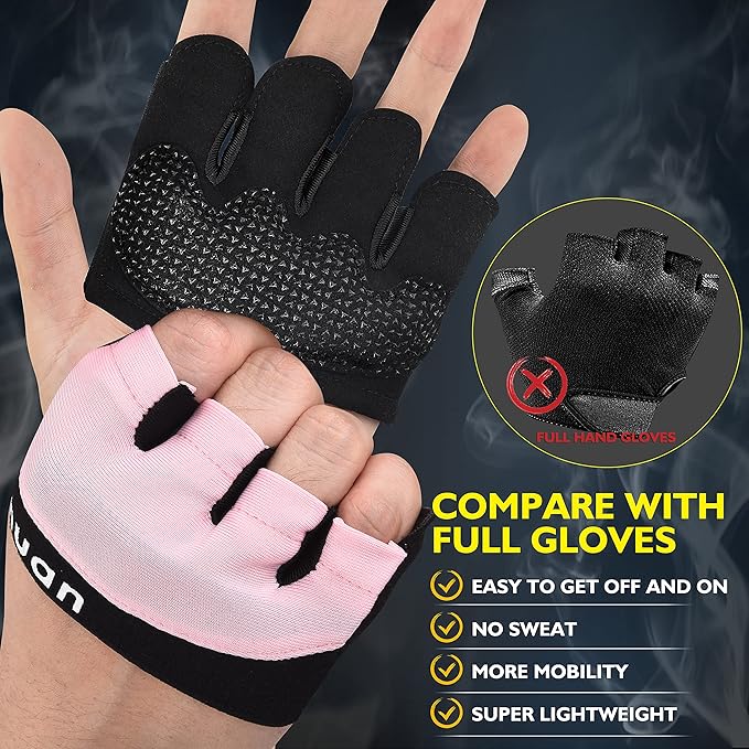 ihuan New Weight Lifting Gym Workout Gloves Men & Women, Great for Weightlifting, Exercise, Training, Fitness