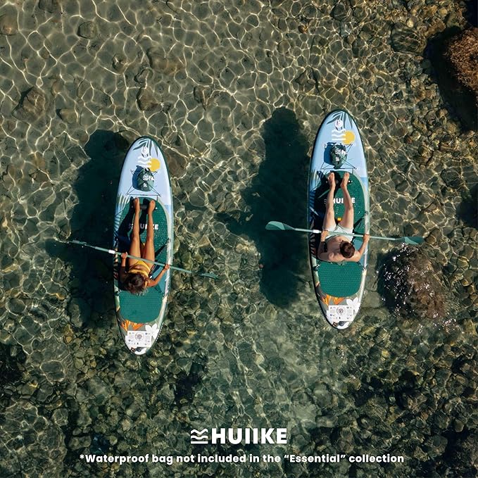 Inflatable Paddle Board for Adults with Accessories Included, Oar, Fins, Pump. Stand Up Paddleboard Great Stability and Resistance. 10’ x 33" x 5.9", Maximum Load 286 lb