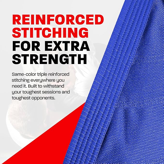 Hawk Sports Brazilian Jiu Jitsu Gi for Men and Women with Jacket, Pants, and White Belt for Martial Arts Training