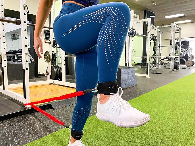 VPX Power Resistance Training System 3.0 | Total 3-Way Stacking Home, Gym, Sport Fitness | Men & Women | 220 LBs Adjustable Suspension Resistant Strength | Leg, Squat, Press, Push, Glute, Arm, LAT