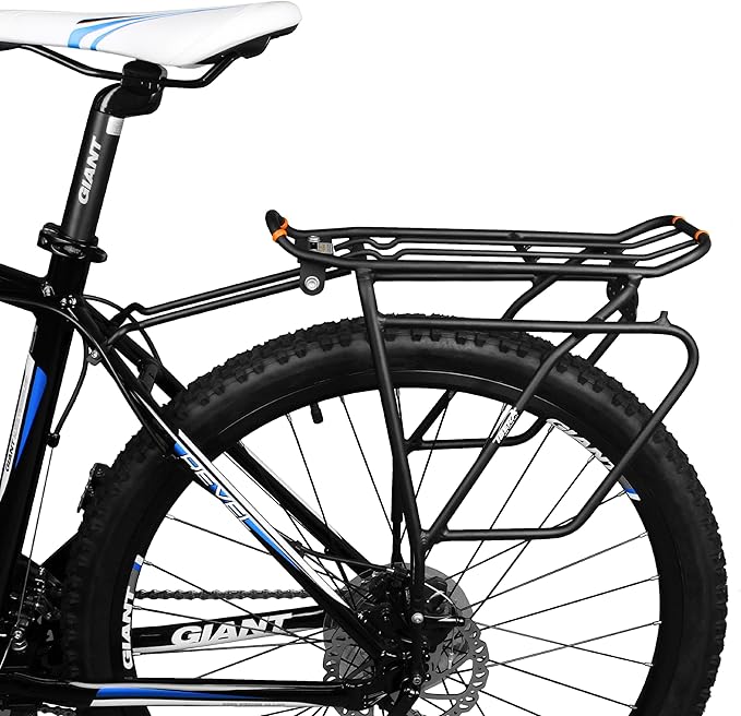 Ibera PakRak Touring Bicycle Seatpost/Disc/Non/Disc Rack and Quick Release Bag